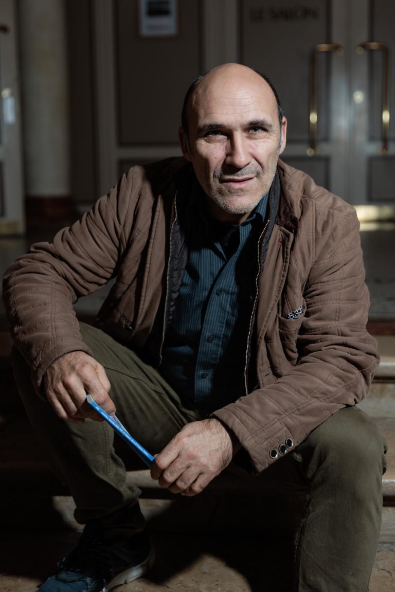 Antonio Buil à l'occasion de l'avant-première du film "Ariaferma" le 1er novembre© Cinémathèque suisse / Pierre-Yves Massot