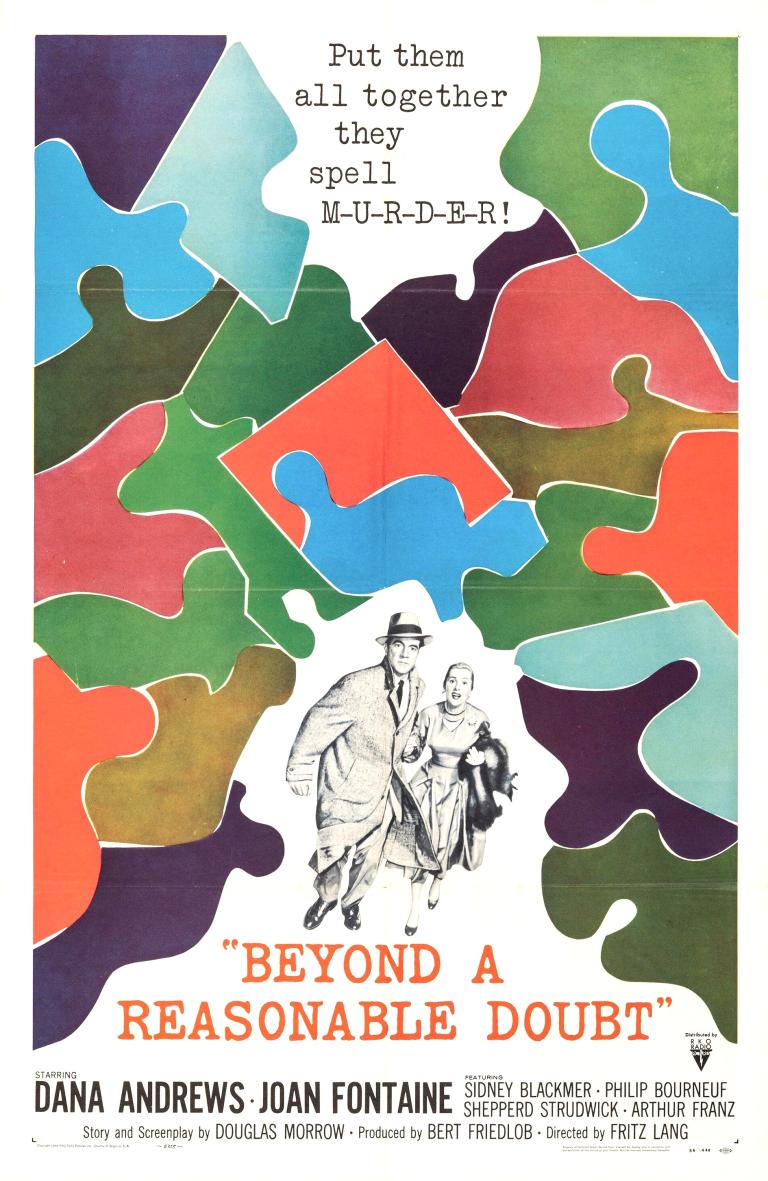 Affiche BEYOND A REASONABLE DOUBT