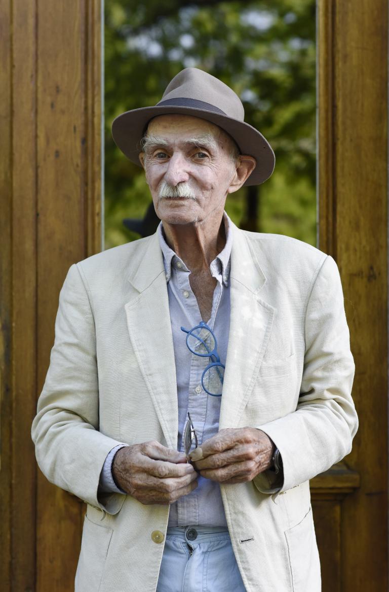 Walter Saxer à l'occasion de la projection de son film "Sepa" © Cinémathèque suisse / Mathilda Olmi