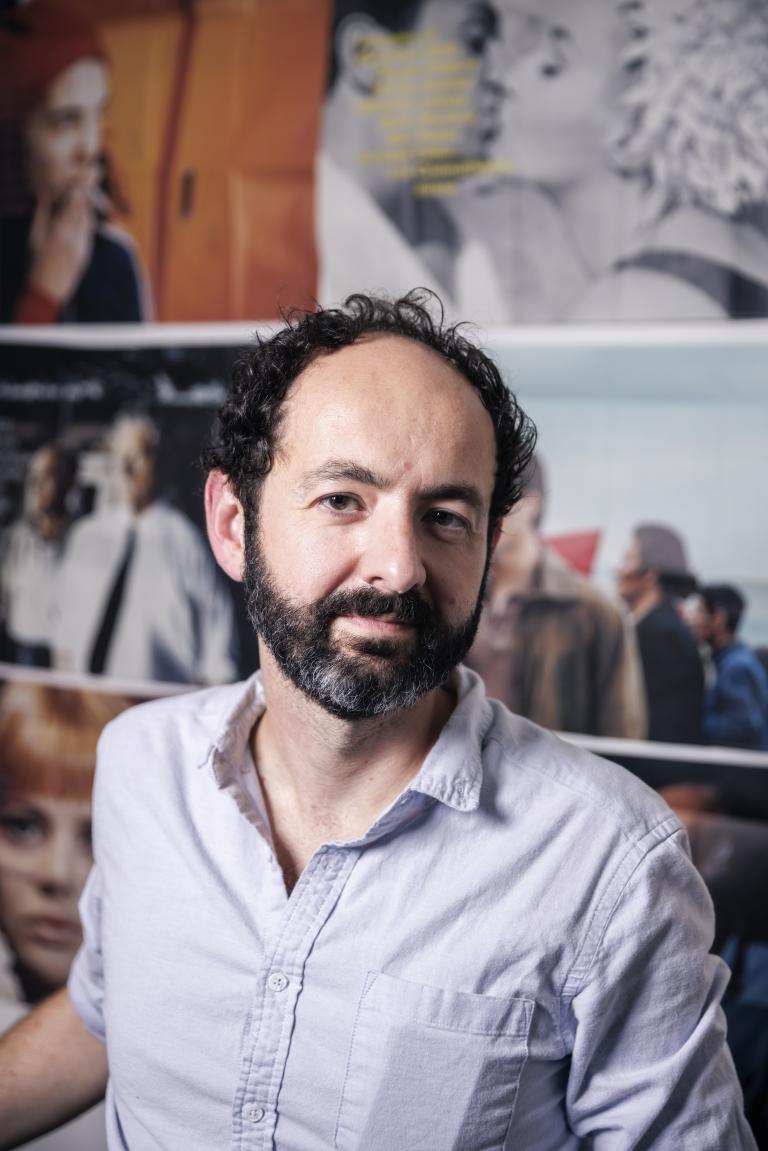 Julien Rejl le 19 septembre à l'occasion de l'avant-première du film "De nos jours" de Hong Sang-soo © Cinémathèque suisse / Pierre-Yves Massot