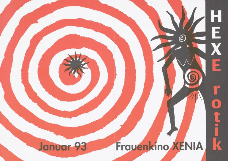 Frauenkino Xenia: programme HEXErotik avec une projection du film Georgette Meunier de Tania Stöcklin (CH 1989), décembre 1993 
