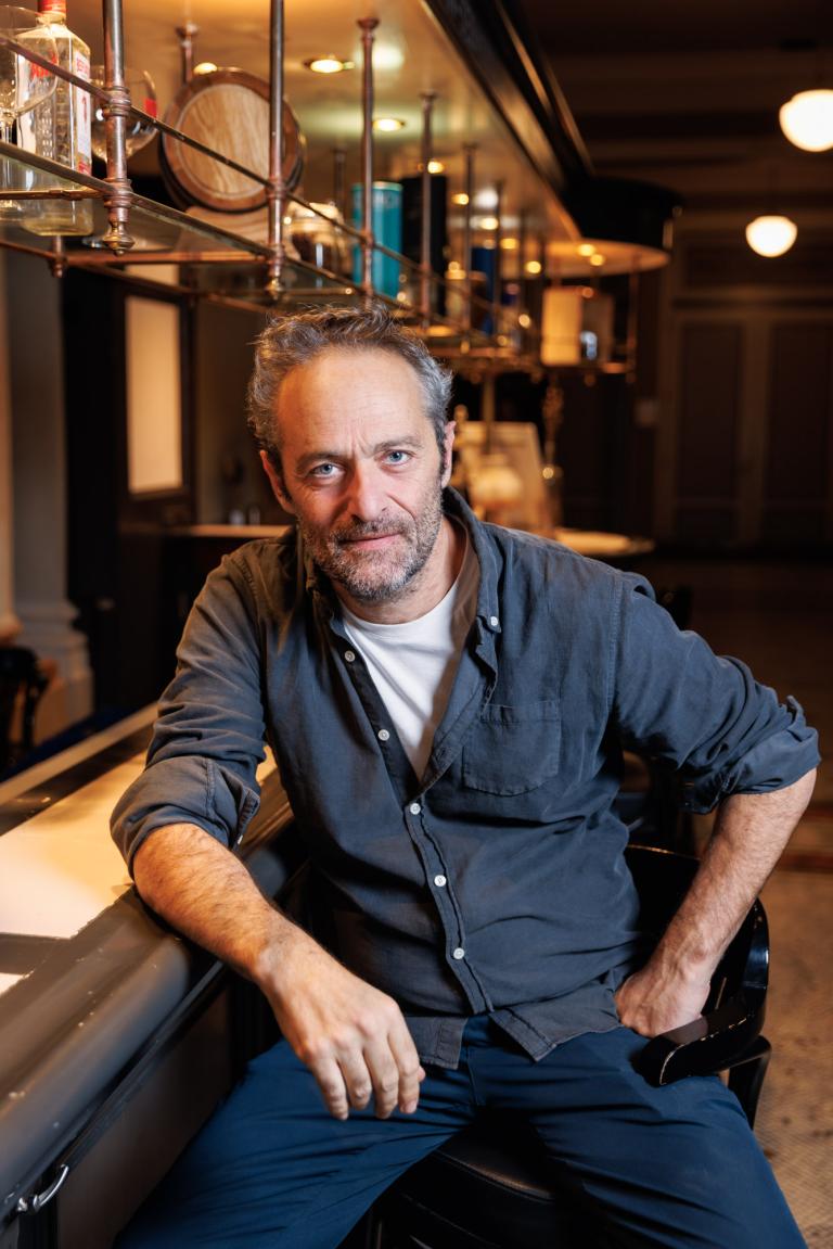 Cédric Kahn, le 4 octobre, à l'occasion de l'avant-première de son nouveau film "Le Procès Goldman". 