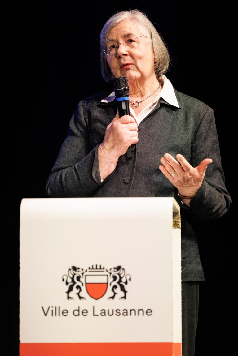 Catherine Labouchère, membre du conseil d'administration de la Fondation Capitole © Cinémathèque suisse / Pierre-Yves Massot
