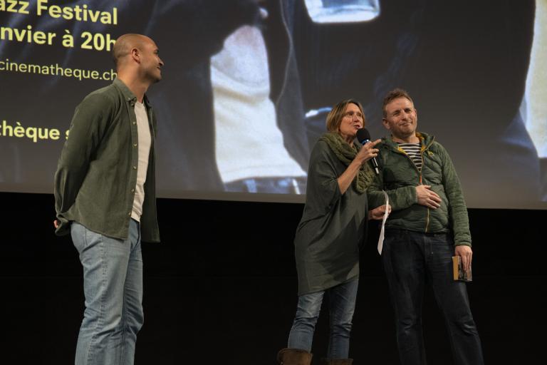 Présentation de Trainspotting de Danny Boyle par Béatrice Venturini, chroniqueuse musicale, suivie d'un DJ set le 17 janvier © Cinémathèque suisse / Mathilda Olmi