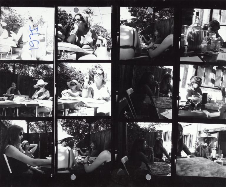 Planche contact / Kontaktabzug, Fonds Tula Roy et Christoph Wirsing  © Cinémathèque suisse