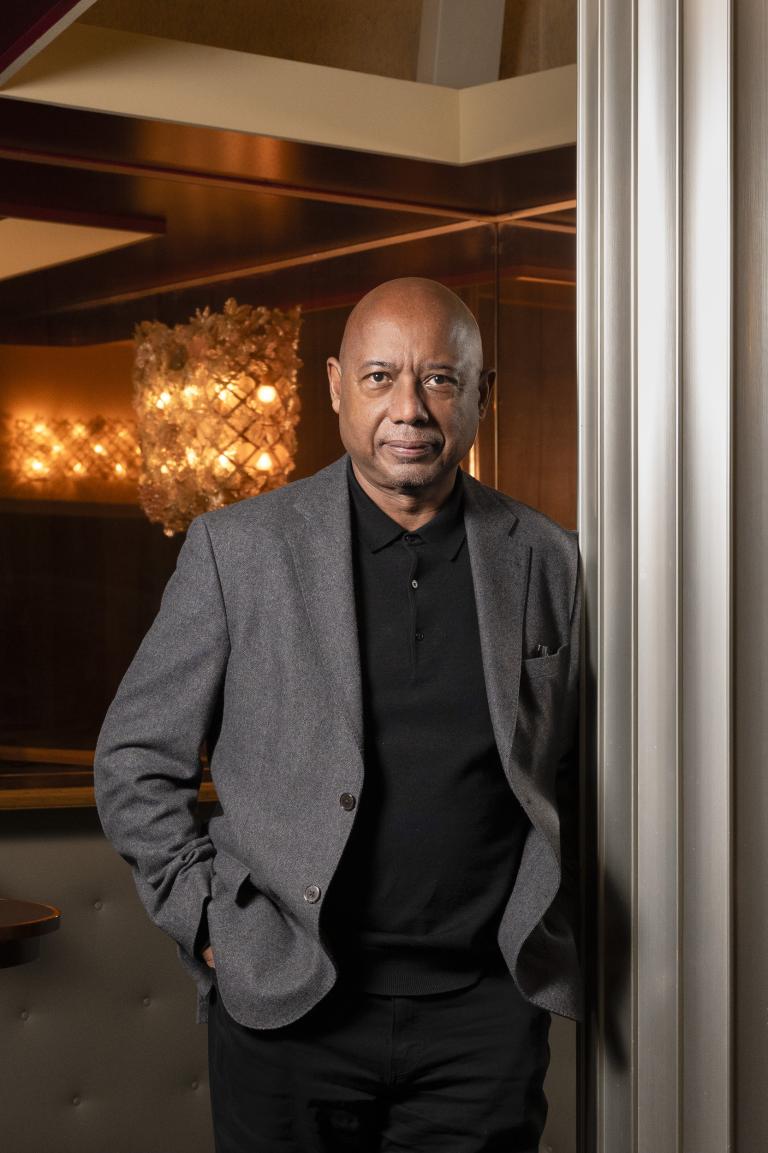 Raoul Peck, le 9 avril pour la présentation de "Ernest Cole: Lost and Found" © Cinémathèque suisse / Mathilda Olmi