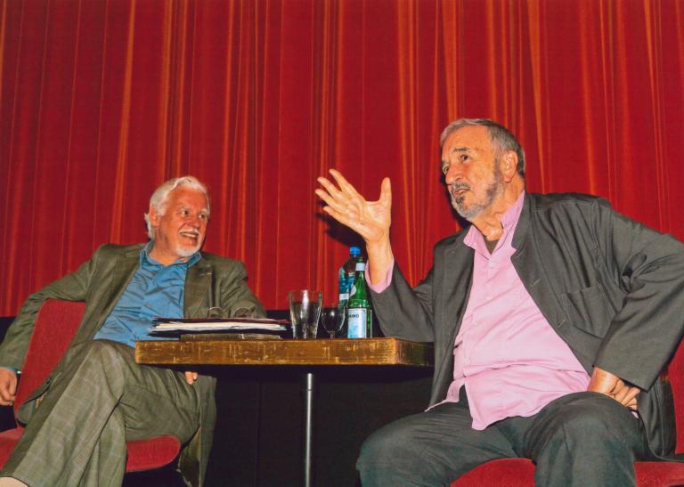 Hervé Dumont et Jean-Claude Carrière à la Cinémathèque suisse