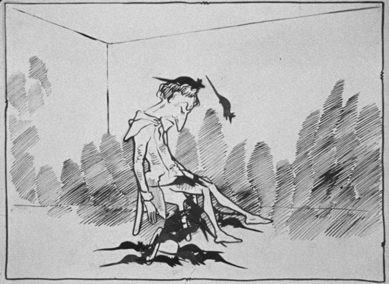 "Histoire de Monsieur Vieux-Bois" de Lortac et Cavé (1921) projeté à Paris