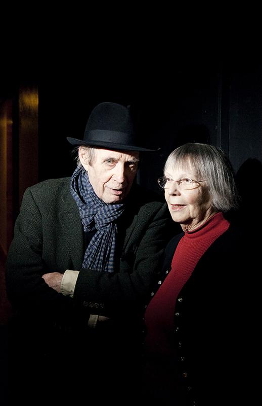 André S. Labarthe et Danielle Anezin, photographiés par Carine Roth lors de leur venue à la Cinémathèque suisse en novembre 2012 © Carine Roth / Cinémathèque suisse