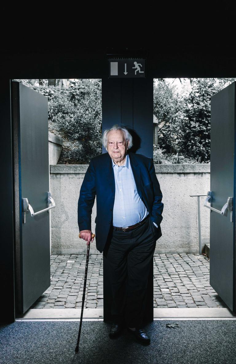 Jean Douchet im Cinématographe, Mai 2018 © Carine Roth / Cinémathèque suisse