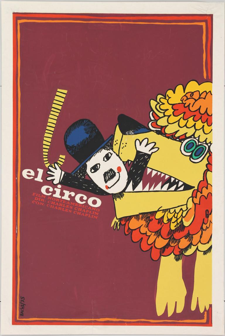 The Circus, Chaplin Charles, 1927, US, Affiche cubaine 51x76 cm