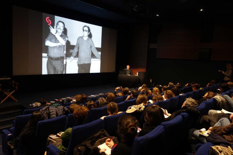 Christophe Bolli präsentierte die Cinémathèque suisse in Paris