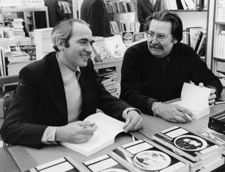 Bruno Edera und Freddy Buache. Collection Cinémathèque suisse. Tous droits réservés.