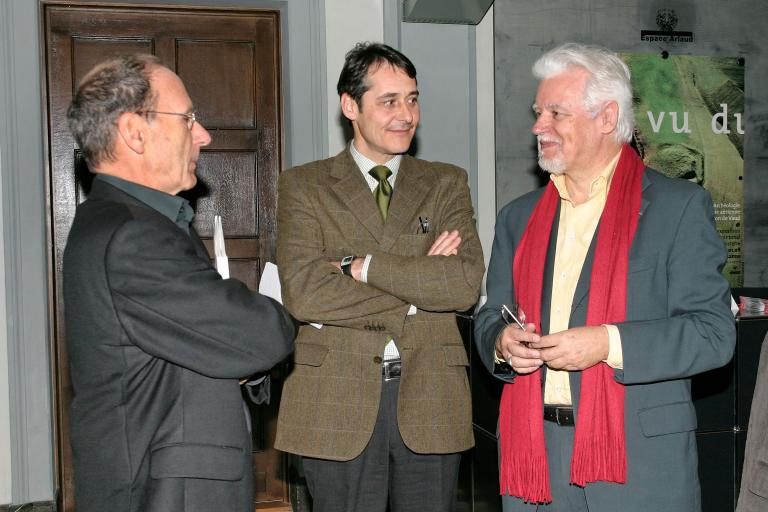 Marc Wehrlin, Christophe Patthey et Hervé Dumont en septembre 2007