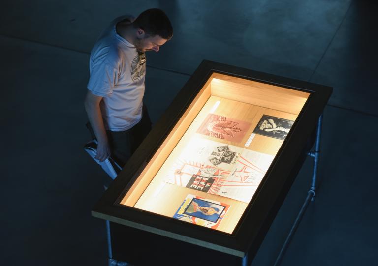 La zone muséale à Penthaz lors des portes ouvertes © Cinémathèque suisse / Mathilda Olmi