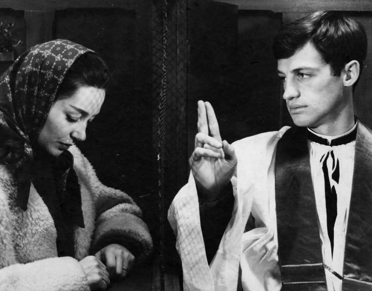 Mit Emmanuelle Riva in Léon Morin, prêtre von Jean-Pierre Melville (1961)