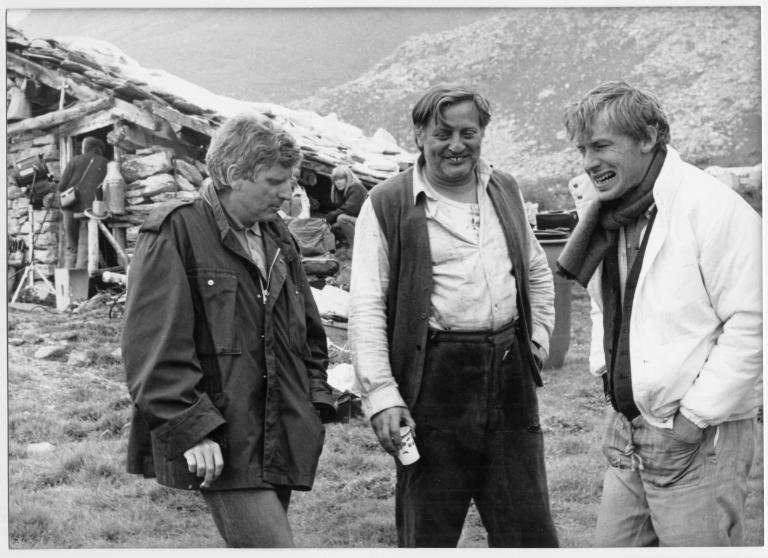 Auf dem Set für Derborence (1981)
