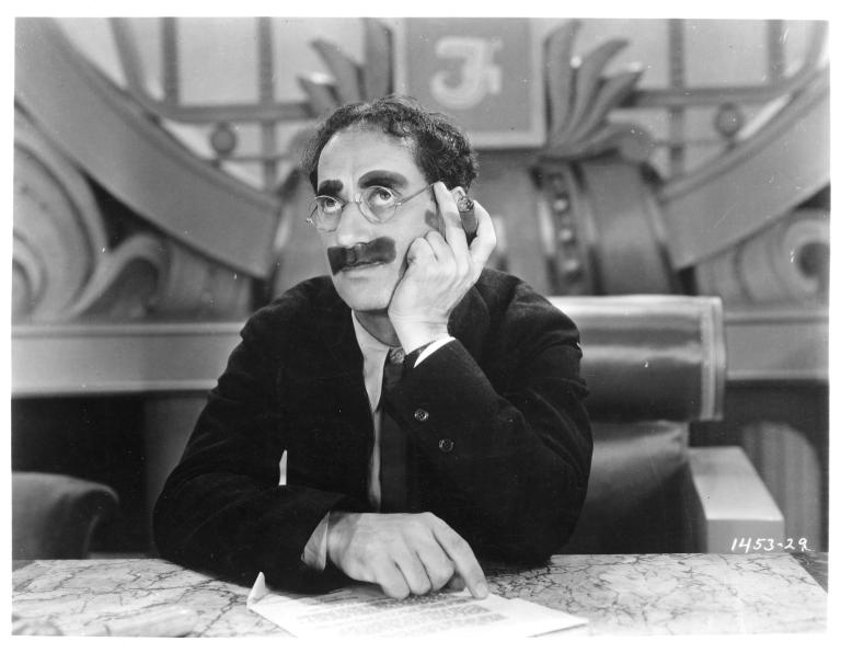 Groucho Marx in Duck Soup von Leo McCarey (1933)