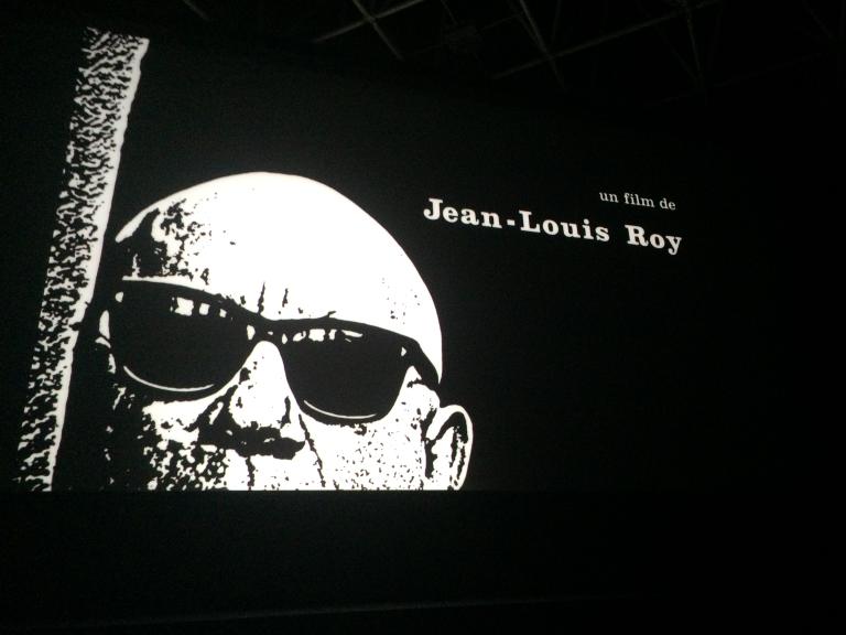 Projection de "L'Inconnu de Shandigor" sur l'écran du FEVI.