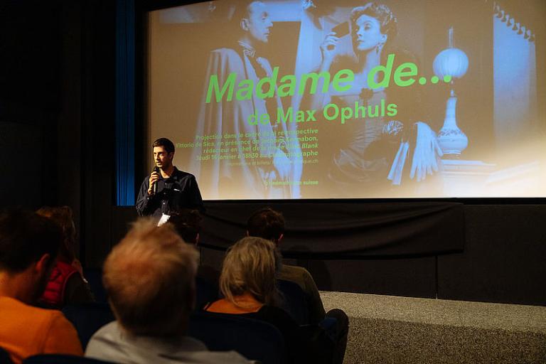 © Samuel Rubio / Cinémathèque suisse