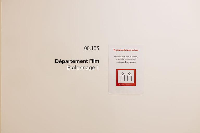 © Samuel Rubio / Cinémathèque suisse