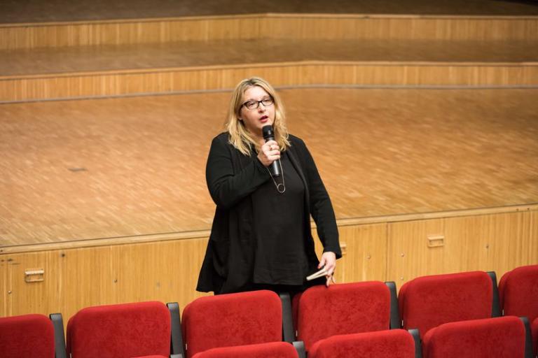 Chicca Bergonzi présente "Diner" de Barry Levinson à Paderewski, le 27.03.18 © Pierre-Yves Massot
