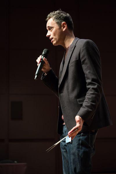 Charles-Antoine Courcoux présente "Duel" de Steven Spielberg, en projection scolaire, à Paderewski, le 28.03.18 © Pierre-Yves Massot