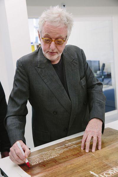 Le réalisateur Hugh Hudson au Centre de recherche et d'archivage à Penthaz © Carine Roth