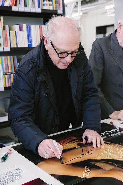 Le réalisateur Barry Levinson au Centre de recherche et d'archivage à Penthaz © Carine Roth