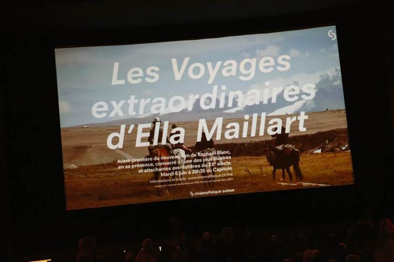 Avant-première: "Les Voyages extraordinaires d'Ella Maillart" de Raphaël Blanc au Capitole
