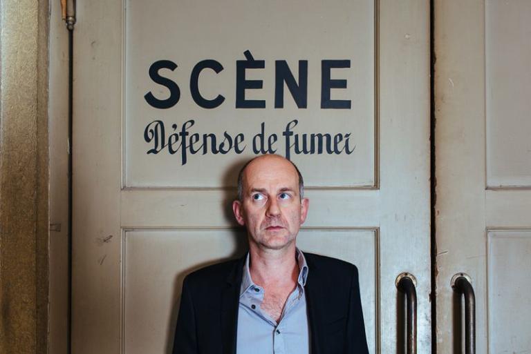Le dessinateur français Blutch, invité d'honneur de BDFIL au Capitole lors de la soirée d'ouverture du festival, le 10 septembre 2015.