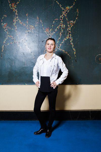 L'actrice française Ariana Rivoire venue présenter au Capitole