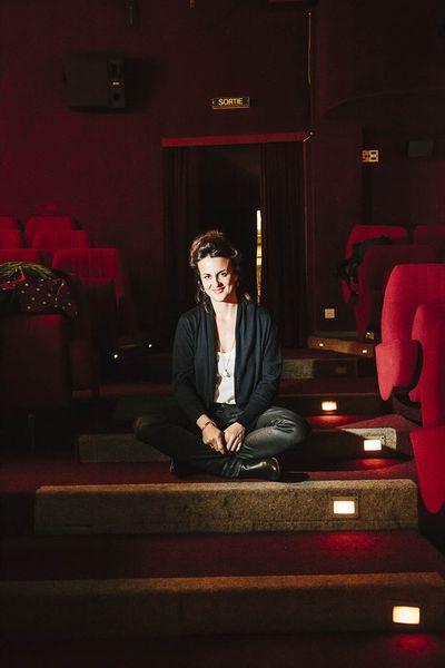 La réalisatrice suisse Andrea Staka au Capitole le 29 octobre 2014 pour l'avant-première de son film,