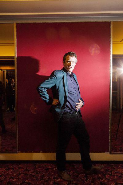 Le réalisateur suisse Bruno Deville au Capitole le 27 octobre 2014 pour l'avant-première de son film,