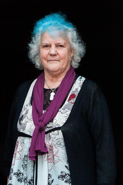 La réalisatrice suisse Lucienne Lanaz à la Cinémathèque suisse le 21 octobre 2014 pour l'avant-première de son film,