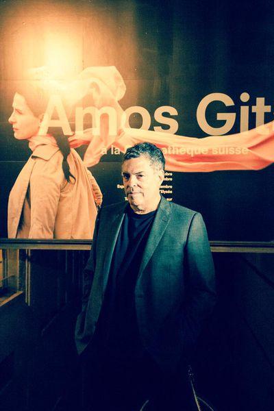 Le cinéaste Amos Gitai le 15 septembre 2014 au Capitole pour l'avant-première de son film