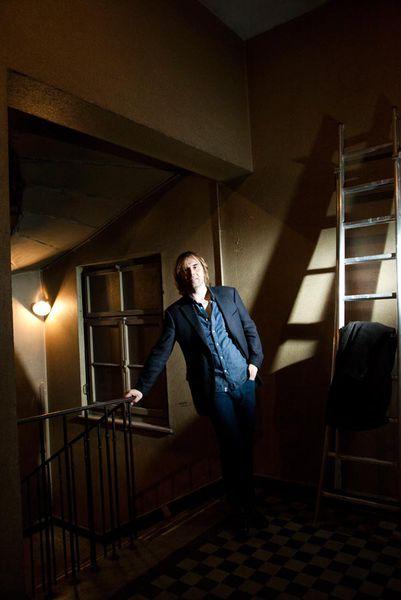 Le cinéaste suisse Thomas Imbach aux anciennes loges du Capitole, le mercredi 8 janvier 2014. Il est venu à la Cinémathèque suisse pour l'avant-première de son film