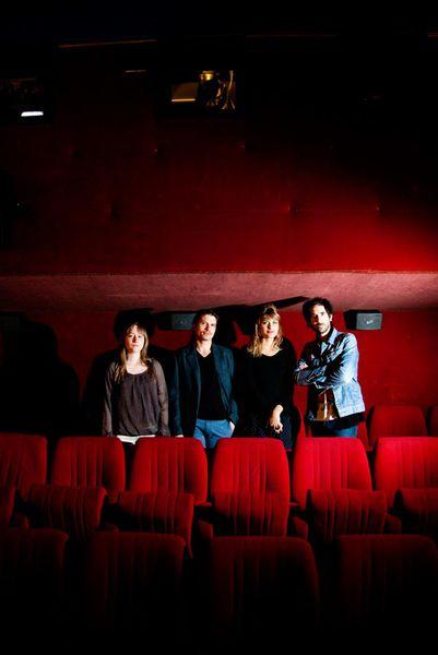 Agathe Schlencker, Dimitri Stapfer et Mathilde Bisson, actrices et acteur de