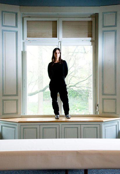 La danseuse et chorégraphe Cindy van Acker était à la Cinémathèque suisse le vendredi 3 mai 2013 à l'occasion de la Fête de la danse.