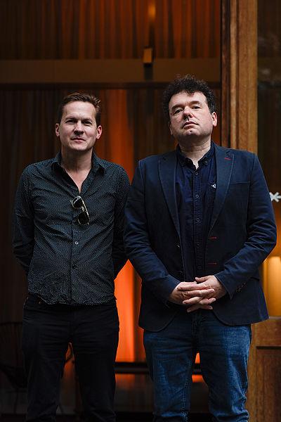 Vincent Paul-Boncour et Pascal-Alex Vincent (Carlotta Films) pour la projection de "La Nuit des femmes de Kinuyo Tanaka © Mathilda Olmi / Cinémathèque suisse