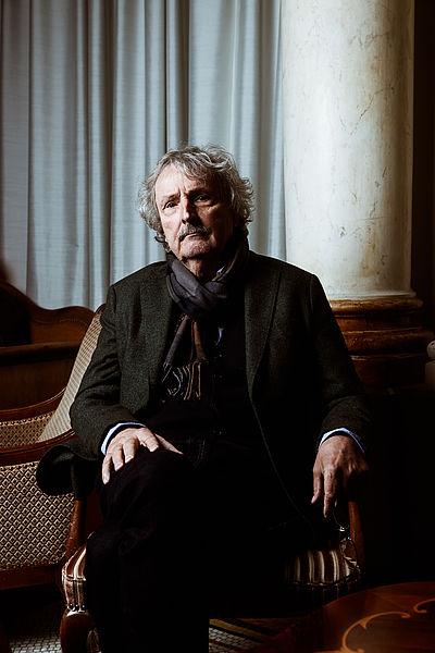 Jean-François Amiguet au Casino de Montbenon pour la projection de sa série "Histoire (résolument) subjective du cinéma et de la télévision suisse romande", le 23 novembre © Samuel Rubio / Cinémathèque suisse