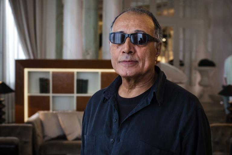 Abbas Kiarostami à la Cinémathèque suisse le mardi 4 septembre 2012 à l'occasion de l'avant-première de son dernier film