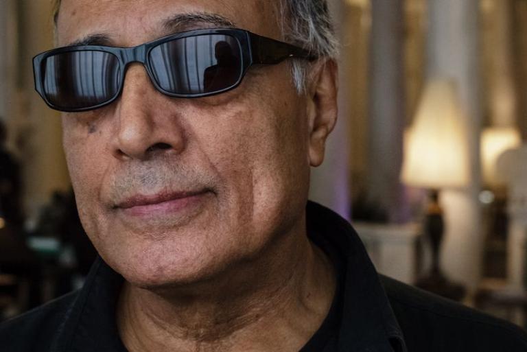 Abbas Kiarostami à la Cinémathèque suisse le mardi 4 septembre 2012 à l'occasion de l'avant-première de son dernier film