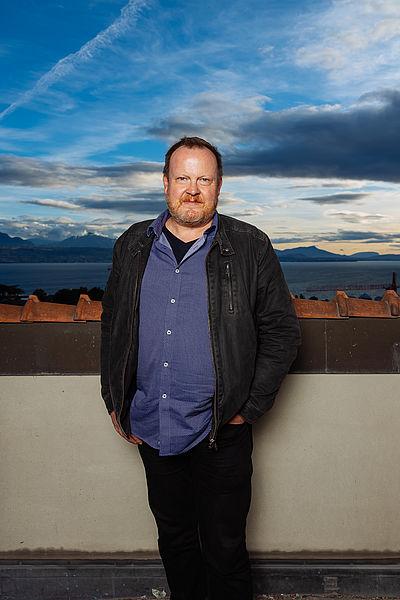 Thierry Jobin, directeur artistique du Festival International de Films de Fribourg pour la soirée autour de "The Exorcist" de William Friedkin, le 7 octobre © Samuel Rubio / Cinémathèque suisse