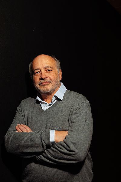 Jacques Kermabon, rédacteur en chef de la revue "Blink Blank" au Casino de Montbenon pour la projection du film "Madame de..." réalisé par Max Ophuls, le 16 janvier © Samuel Rubio / Cinémathèque suisse