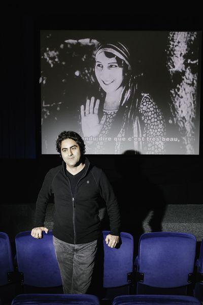 Le réalisateur Massoud Bakhshi au Cinématographe lors de la projection de son documentaire "Téhéran n'a plus de grenades" le 6 décembre © Carine Roth / Cinémathèque suisse