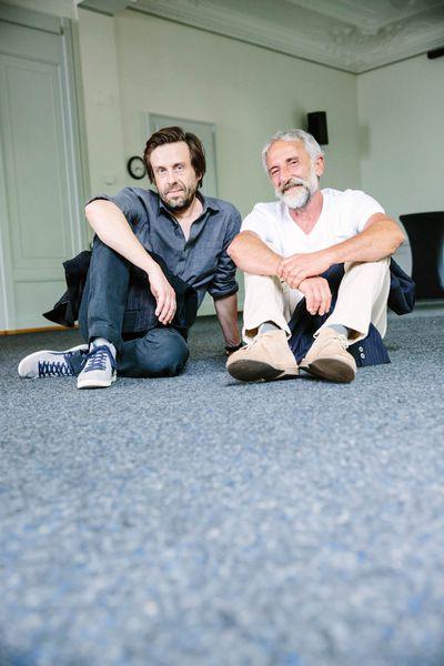 Dominique Marchais et Roberto Li Calzi au Casino de Montbenon lors de l'avant-première de "Nul homme n'est une île" le 7 juin . © Carine Roth / Cinémathèque suisse
