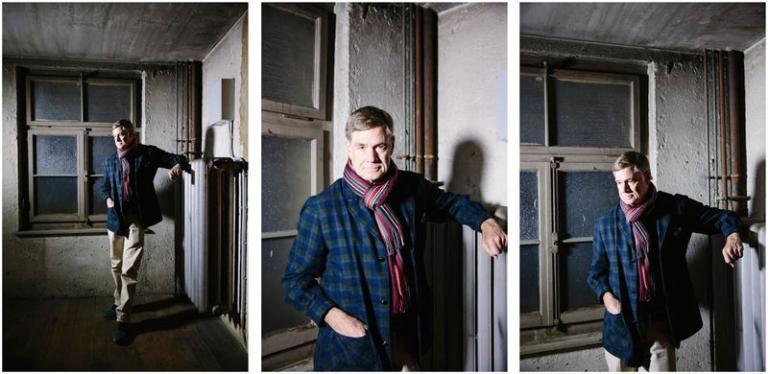 Le cinéaste Gus Van Sant dans les anciennes loges du Capitole, à l'occasion de la projection de Drugstore Cowboy le 25 octobre. ©Carine Roth / Cinémathèque suisse