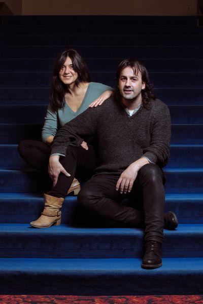 Le cinéaste catalan Isaki Lacuesta et la scénariste Isa Campo venus présenter au Capitole le film qu'ils ont coréalisé,