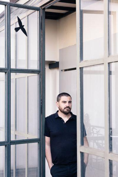 Le réalisateur Andy Guérif au Casino de Montbenon, venu présenter son film "Maestà" dans le cadre de la Nuit des Musées, le 24 septembre 2016. ©Samuel Rubio / Cinémathèque suisse